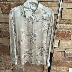 Vince Floral Blouse